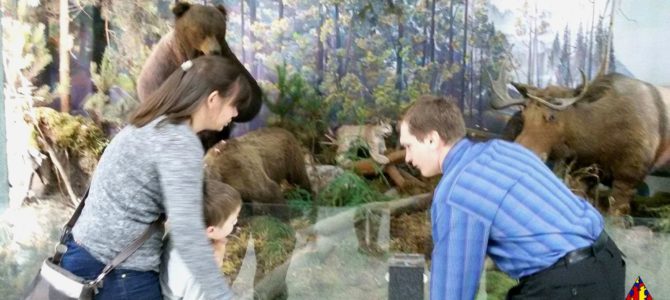 Ребята из «Необычной школы» для малышей посетили отдел природы Иркутского областного краеведческого музея