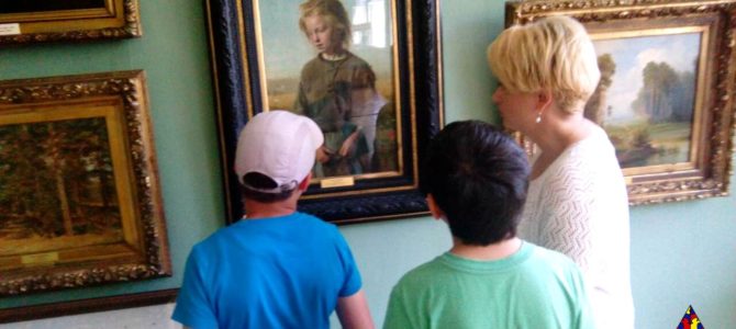 Наши ребята посетили Иркутский художественный музей